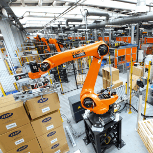 Pallettizzatore con Robot Antropomorfo