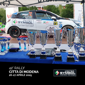 United Symbol in pista al Rally di Modena