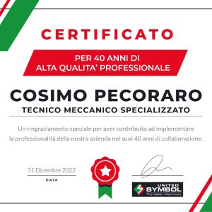 Festeggiamenti per i 40 anni di alta qualit&agrave; professionale