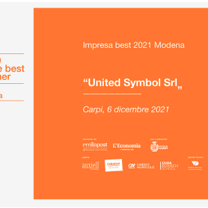 UNITED SYMBOL TRA LE 1000 IMPRESE BEST PERFORMER DELLA PROVINCIA DI MODENA